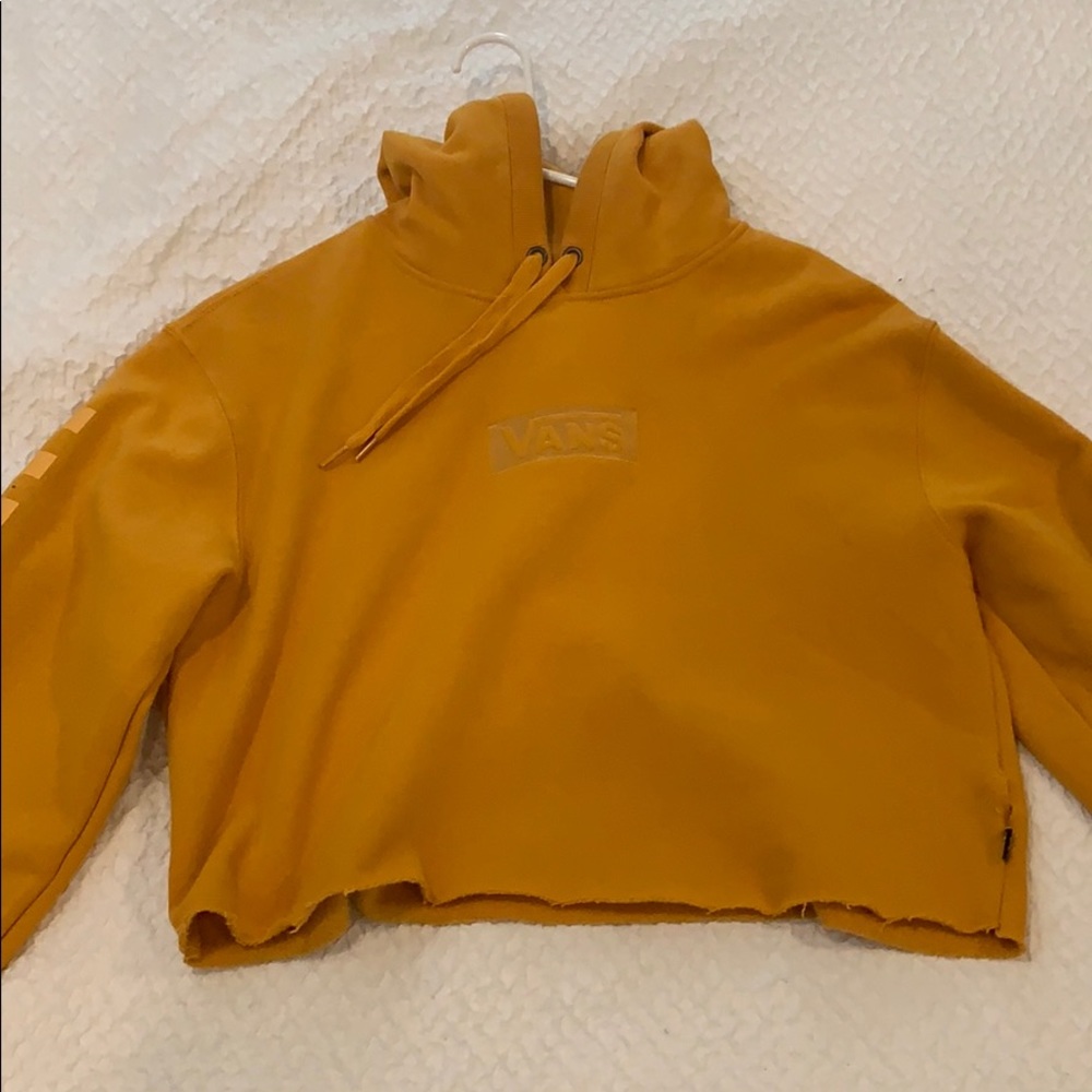 vans cropped hoodie